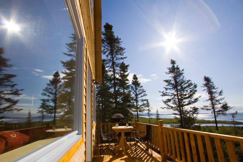 Chalets Du Bout Du Monde Gaspe Bagian luar foto