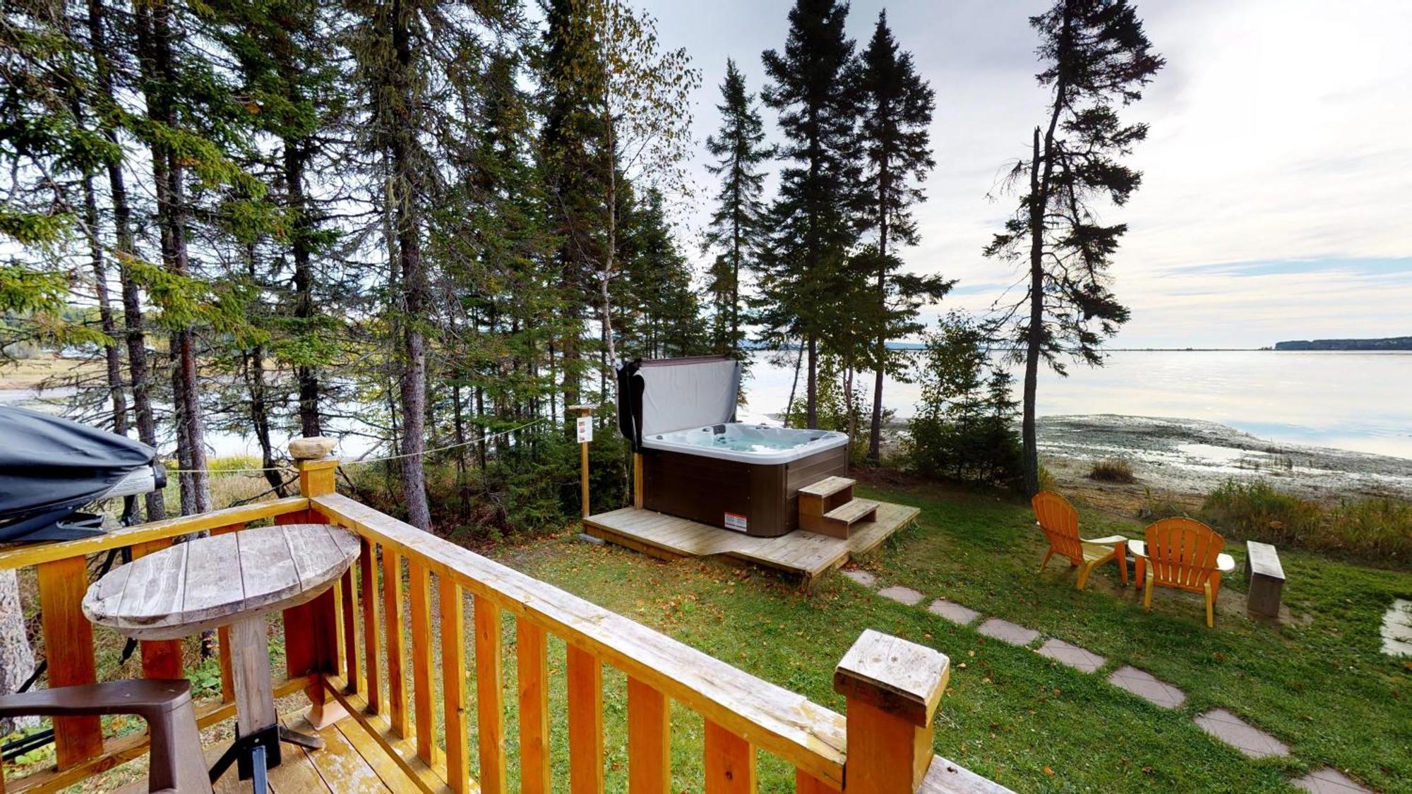 Chalets Du Bout Du Monde Gaspe Bagian luar foto