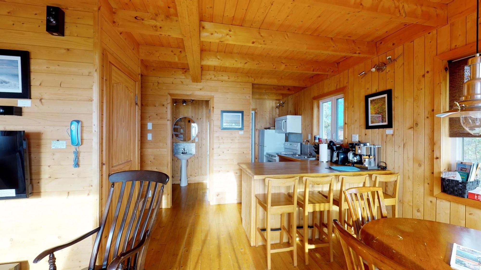 Chalets Du Bout Du Monde Gaspe Bagian luar foto