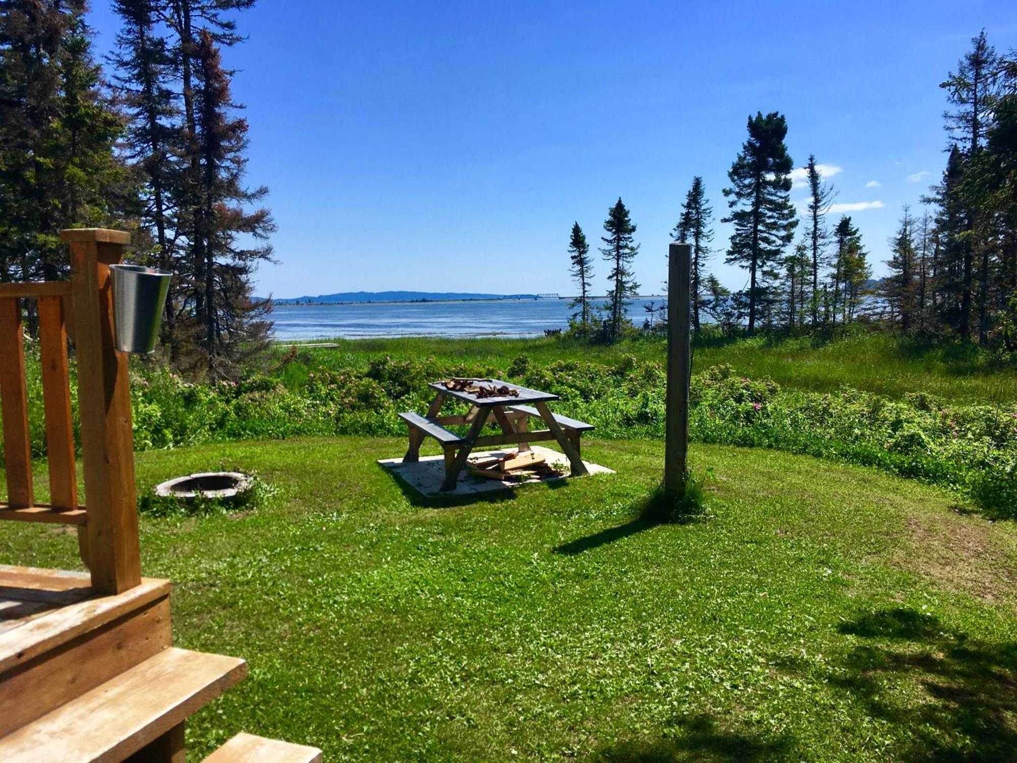 Chalets Du Bout Du Monde Gaspe Bagian luar foto