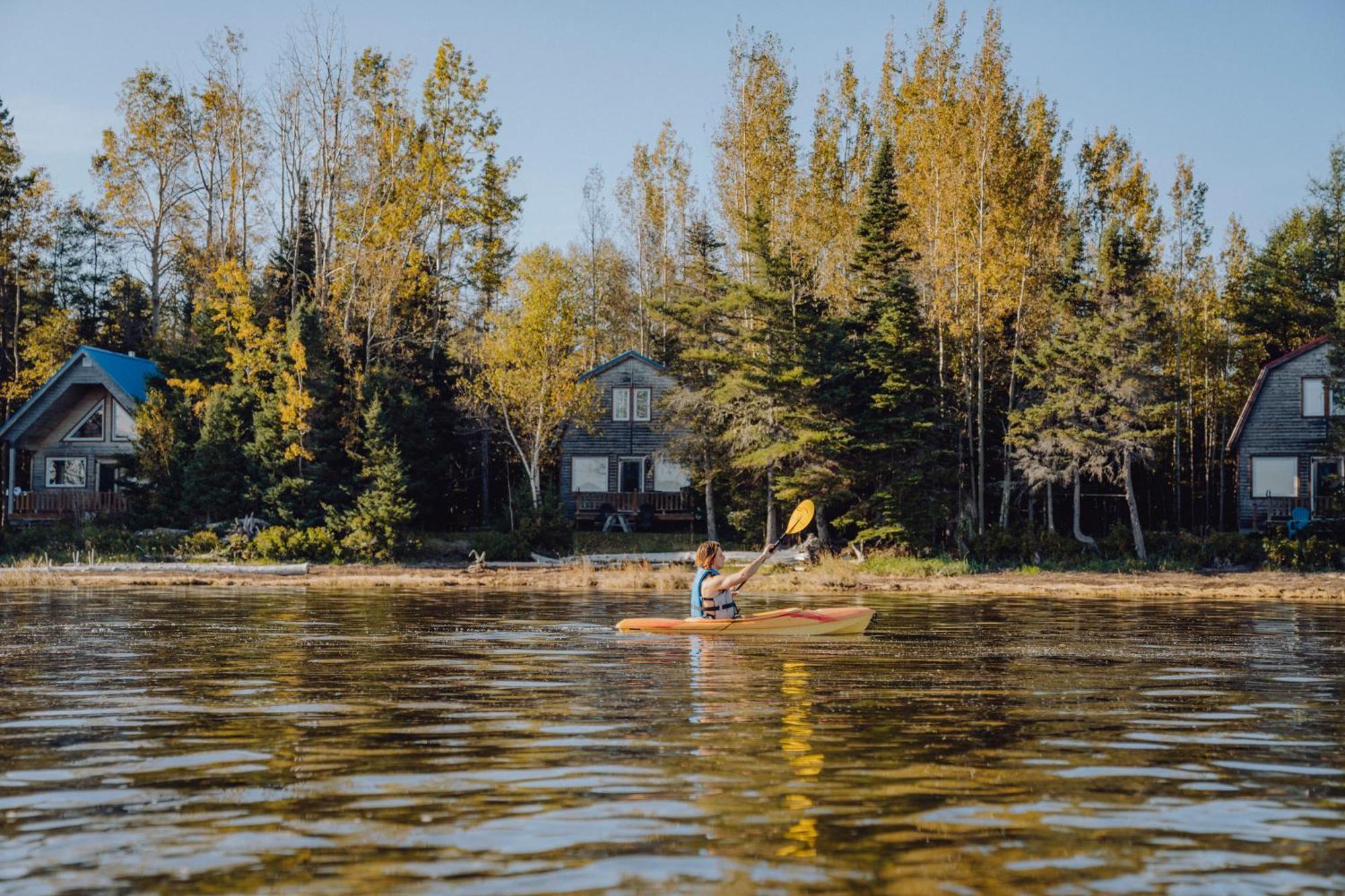 Chalets Du Bout Du Monde Gaspe Bagian luar foto