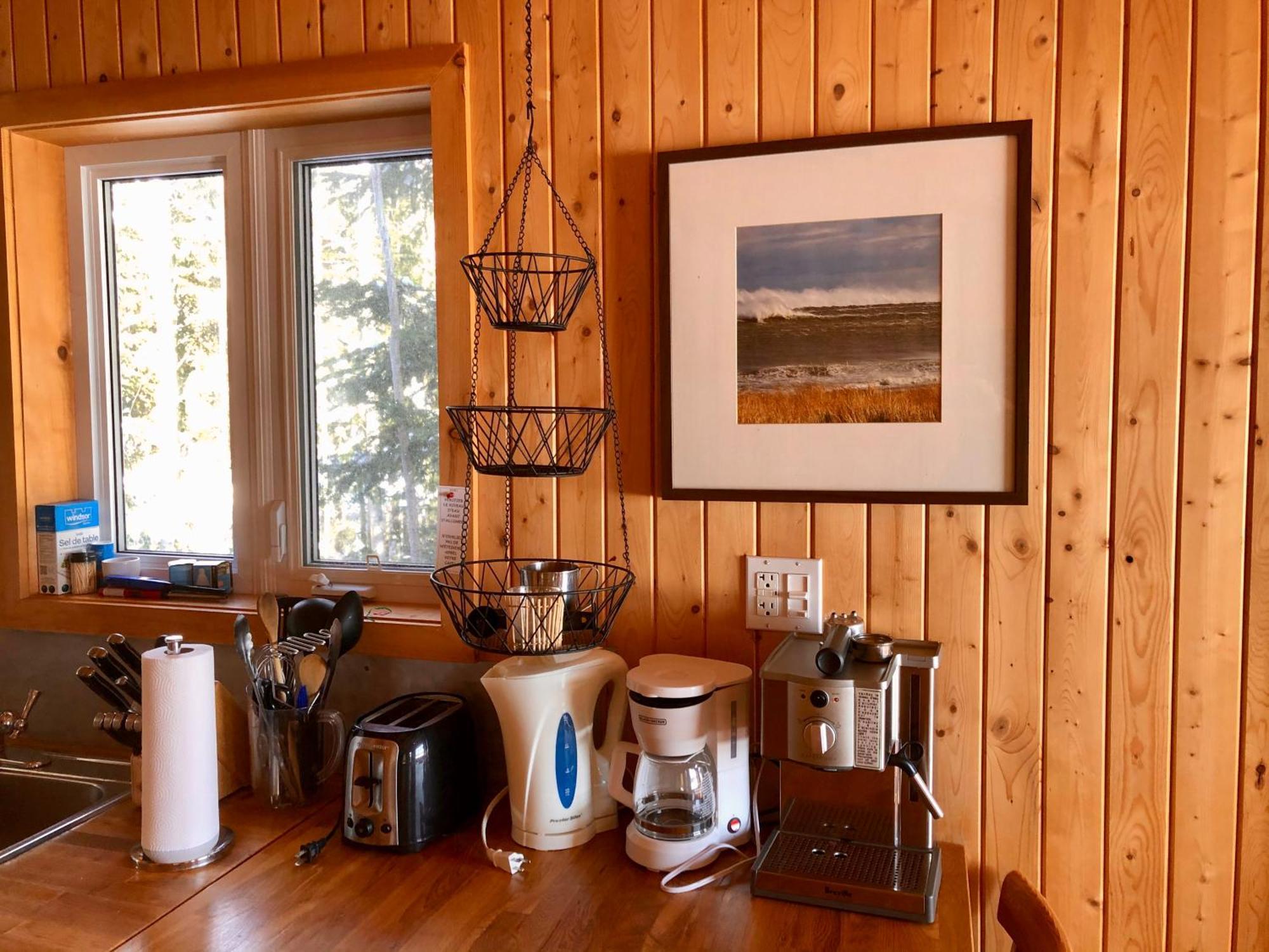 Chalets Du Bout Du Monde Gaspe Bagian luar foto