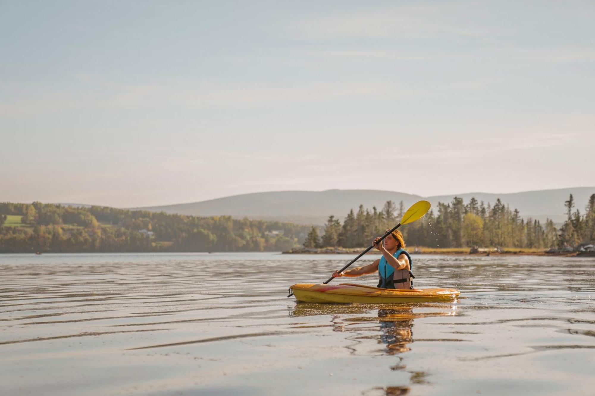 Chalets Du Bout Du Monde Gaspe Bagian luar foto