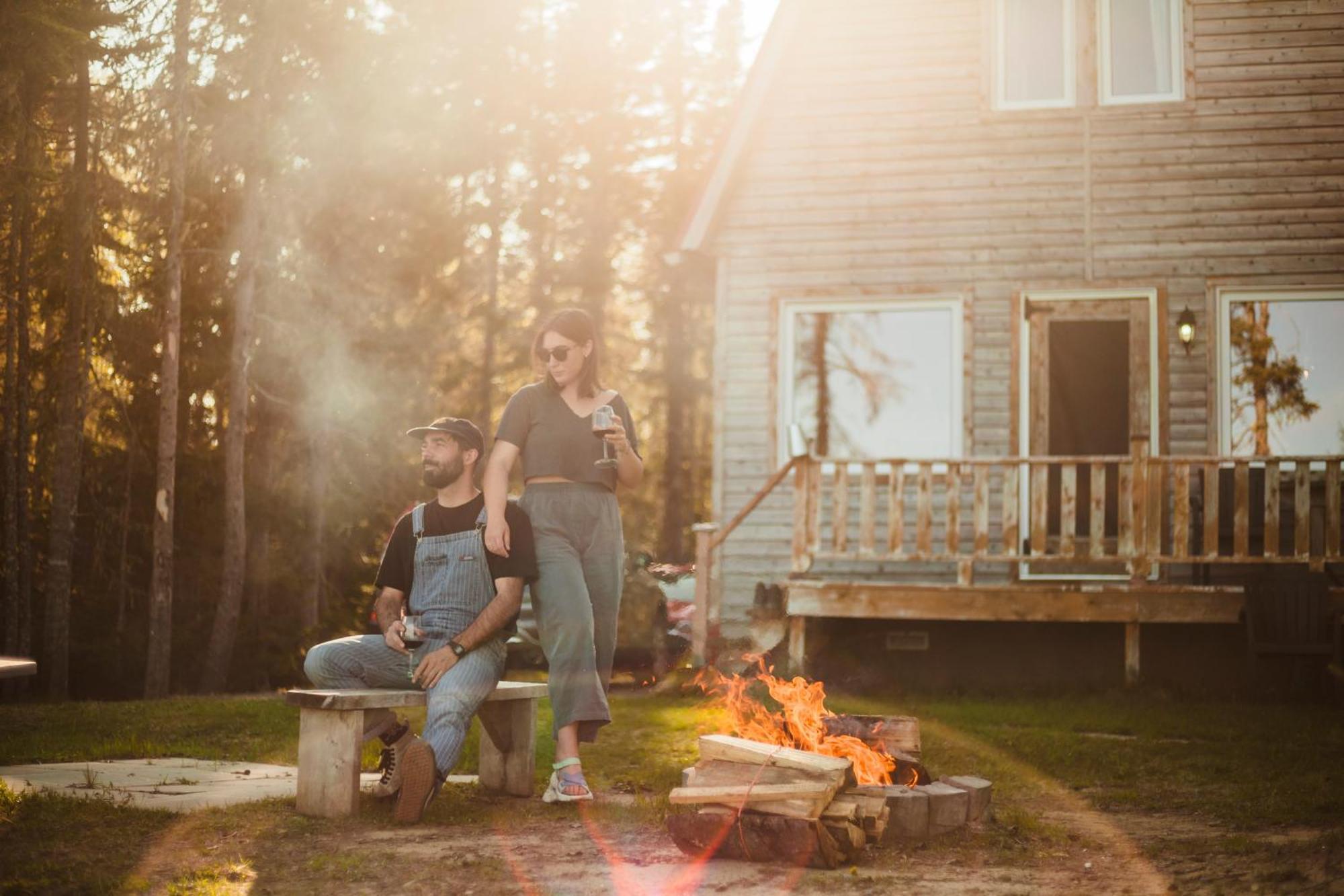 Chalets Du Bout Du Monde Gaspe Bagian luar foto