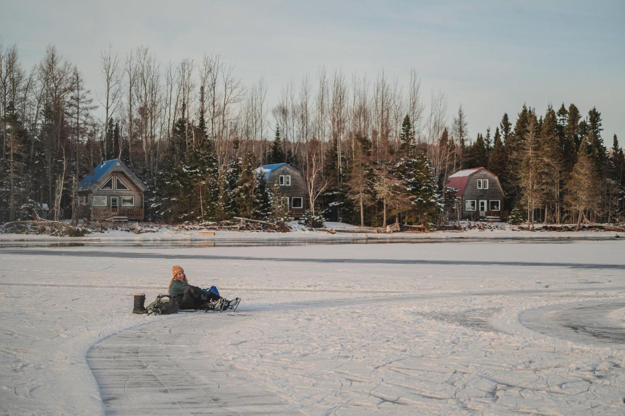 Chalets Du Bout Du Monde Gaspe Bagian luar foto