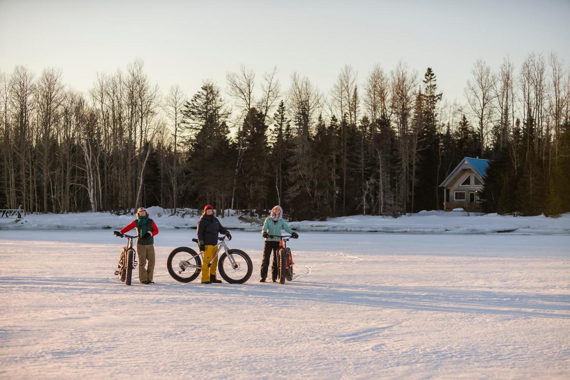 Chalets Du Bout Du Monde Gaspe Bagian luar foto
