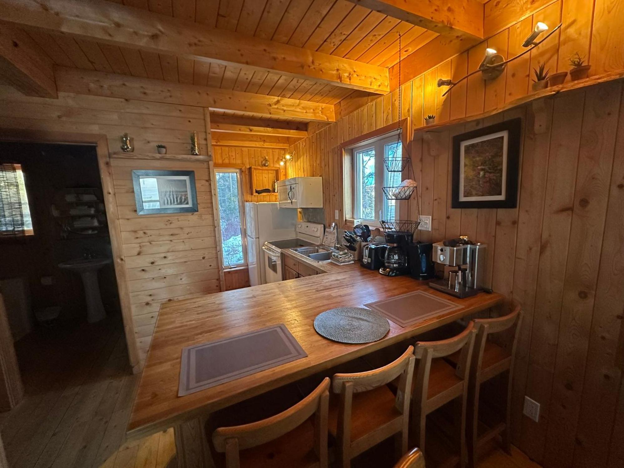 Chalets Du Bout Du Monde Gaspe Bagian luar foto