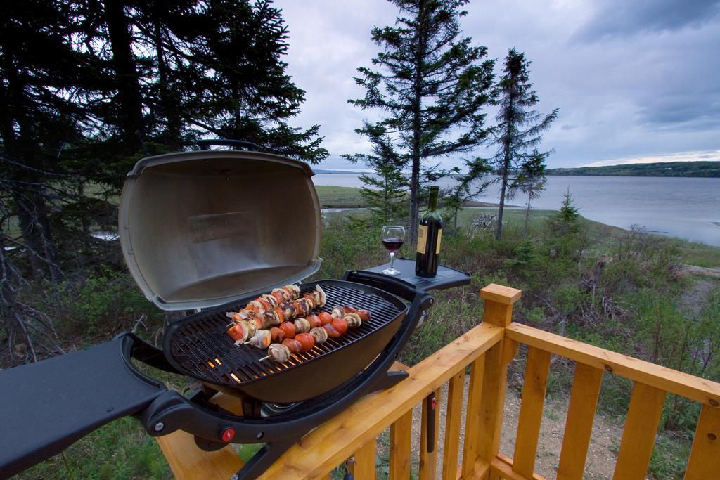Chalets Du Bout Du Monde Gaspe Bagian luar foto